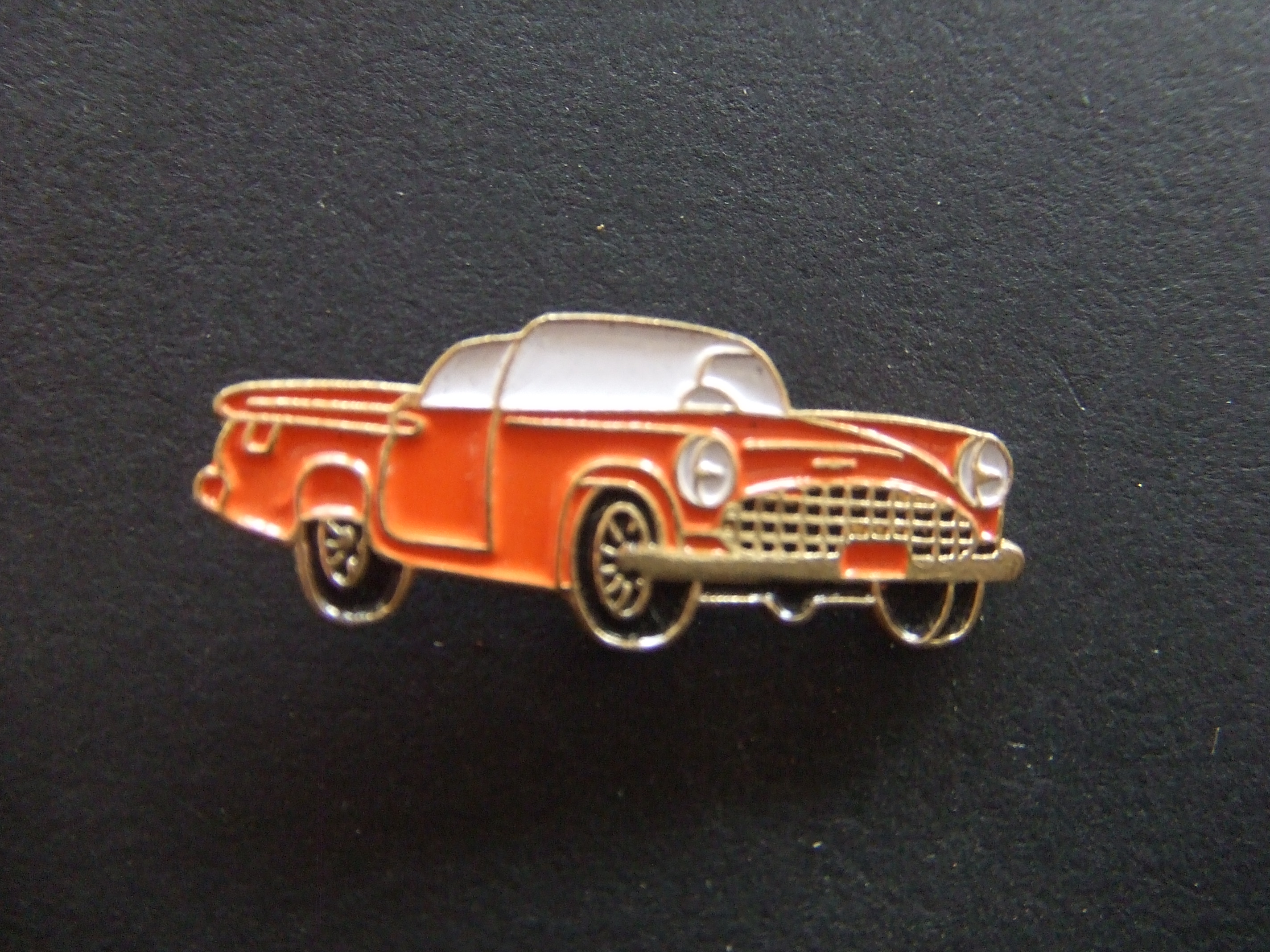 Chevrolet Bel Air Convertible 1955 oldtimer oranje